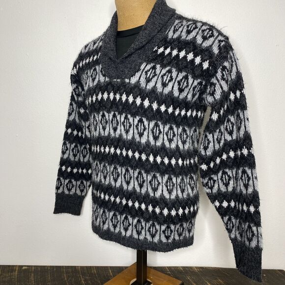 Vintage McGregor Knit Sweater Men's 40 Collared Knutsun Pullover Alaska made USA - Picture 5 of 8